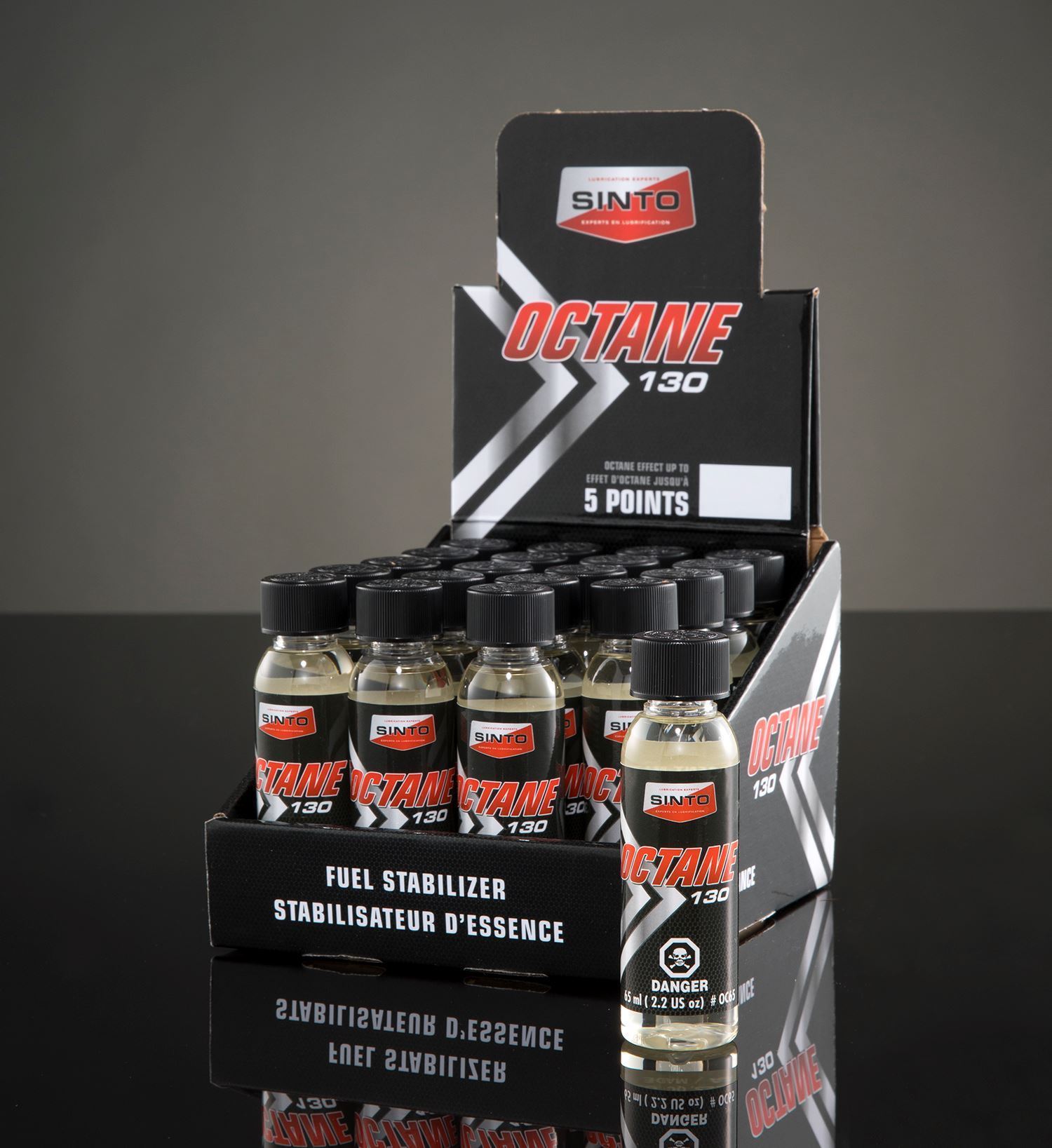 Sinto Octane Booster 130 (65ml) - Distribution Scootertuning