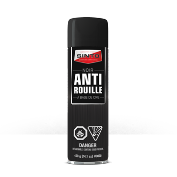 Image de Antirouille Aérosol SINTO Noir - 400g